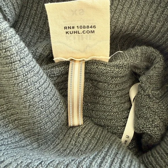 Kuhl Green Women's Turtleneck Sweater - Picture 5 of 5